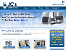 Tablet Screenshot of jcice.com